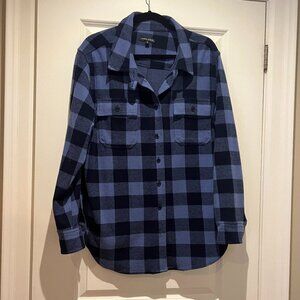 Universal Standard Maine Stretch Flannel Shirt Size S
